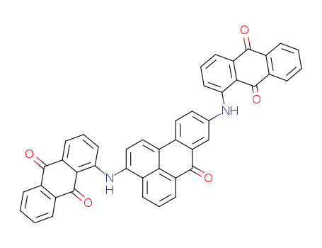 9,10-Anthracenedione,1,1'-[(7-oxo-7H-benz[de]anthracene-3,9-diyl)diimino]bis-