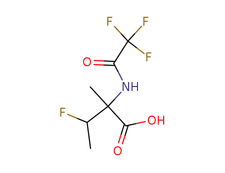 Isovaline,  3-fluoro-N-(trifluoroacetyl)-  (9CI)