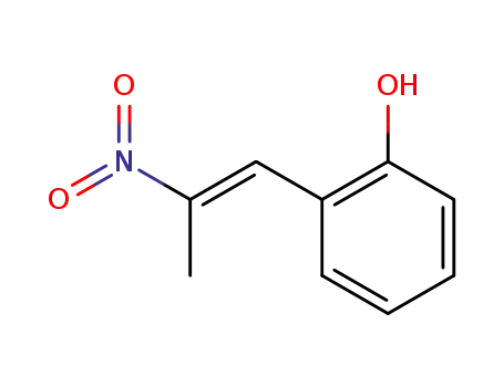 Molecular Structure of 86029-73-4 ((E)-2-(2-nitroprop-1-en-1-yl) phenol)