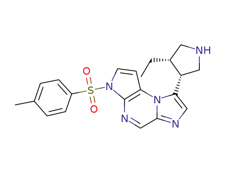 8-((3R,4S)-4-ethylpyrrolidin-3-yl)-3-tosyl-3H-imidazo[1,2-a]pyrrolo[2,3-e]pyrazine
