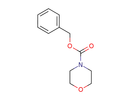 Molecular Structure of 25070-73-9 (1-N-CBZ-MORPHOLINE)