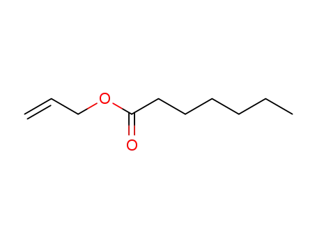 Molecular Structure of 142-19-8 (Allyl heptanoate)