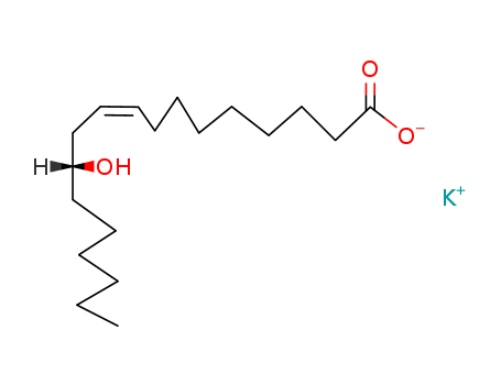 9-Octadecenoic acid,12-hydroxy-,potassium salt (1:1),(9Z,12R)-