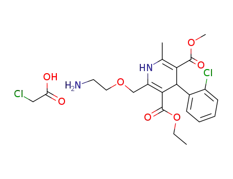 Molecular Structure of 246852-11-9 (amlodipine chloroacetate)