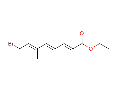 8-Brom-2,6-dimethyl-octa-2,4,6-trien-1-saeure-ethylester