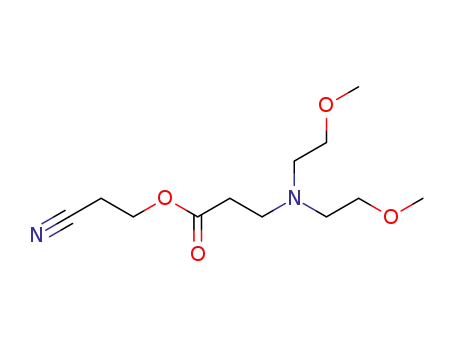 2-cyanoethyl N,N-bis(2-methoxyethyl)-3-aminopropionate