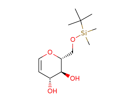Molecular Structure of 58871-09-3 (6-O-(TERT-BUTYLDIMETHYLSILYL)-D-GLUCAL)