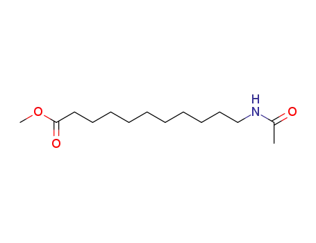 Molecular Structure of 32039-14-8 (11-Acetylamino-undecansaeure-methylester)