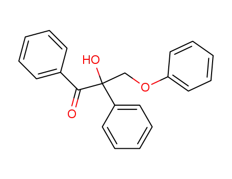 Molecular Structure of 352351-94-1 (1-Propanone, 2-hydroxy-3-phenoxy-1,2-diphenyl-)