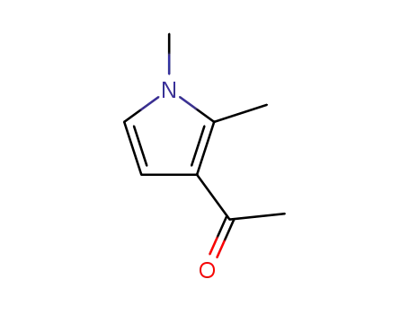 Molecular Structure of 16806-91-0 (Ethanone, 1-(1,2-dimethyl-1H-pyrrol-3-yl)- (9CI))