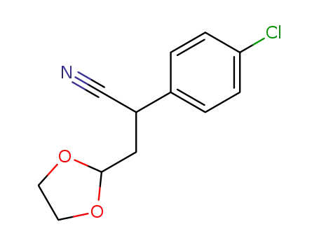 Molecular Structure of 233760-10-6 (3-(p-chlorophenyl)-4,4-diethoxybutanenitrile)