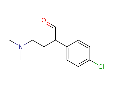 Molecular Structure of 158696-49-2 (2-(4-Chloro-phenyl)-4-dimethylamino-butyraldehyde)