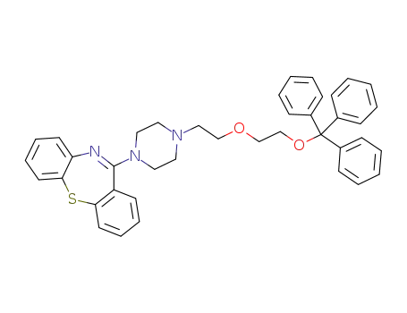 Molecular Structure of 844639-06-1 (O-TriphenylMethoxy Quetiapine)