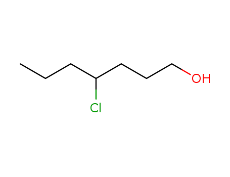 Molecular Structure of 89940-13-6 (1-Heptanol, 4-chloro-)