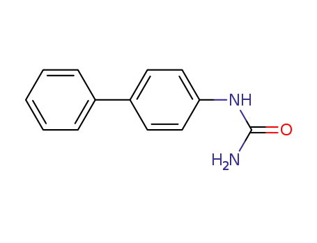 Molecular Structure of 13262-48-1 (biphenyl-4-ylurea)