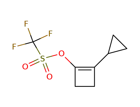 2-Cyclopropylcyclobut-1-en-1-yl trifluoromethanesulfonate