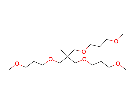 Molecular Structure of 141100-11-0 (2,6,10,14-Tetraoxapentadecane,
8-[(3-methoxypropoxy)methyl]-8-methyl-)