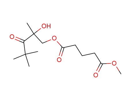 Molecular Structure of 524952-99-6 (pentanedioic acid 2-hydroxy-2,4,4-trimethyl-3-oxo-pentyl ester methyl ester)