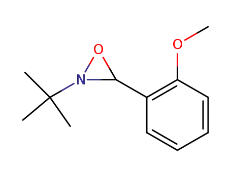 Molecular Structure of 128072-71-9 (2-tert-Butyl-3-(2-methoxy-phenyl)-oxaziridine)