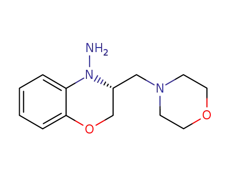 4H-1,4-Benzoxazin-4-amine, 2,3-dihydro-3-(4-morpholinylmethyl)-, (R)-