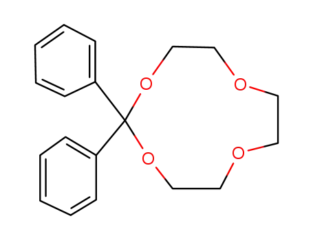 Molecular Structure of 77130-22-4 (2,2-diphenyl-1,3,6,9-tetraoxacycloundecane)