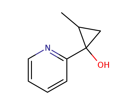 Molecular Structure of 138835-96-8 (Cyclopropanol, 2-methyl-1-(2-pyridinyl)-, cis- (9CI))