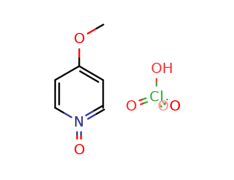Molecular Structure of 118619-22-0 (Pyridine, 4-methoxy-, 1-oxide, perchlorate)