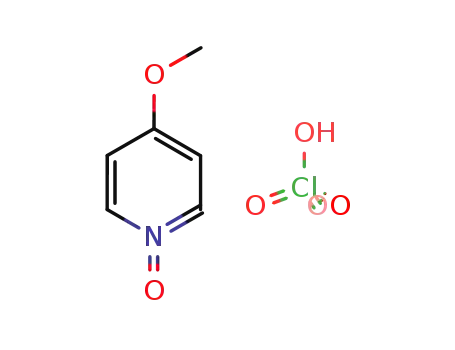 Molecular Structure of 118619-22-0 (Pyridine, 4-methoxy-, 1-oxide, perchlorate)