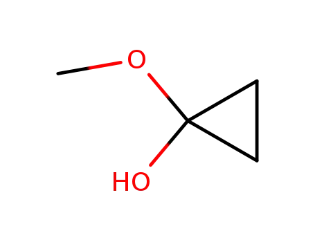 Molecular Structure of 5009-28-9 (Cyclopropanol, 1-methoxy-)