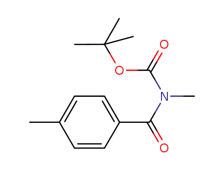 Molecular Structure of 530145-18-7 (tert-butyl methyl(4-methylbenzoyl)carbamate)