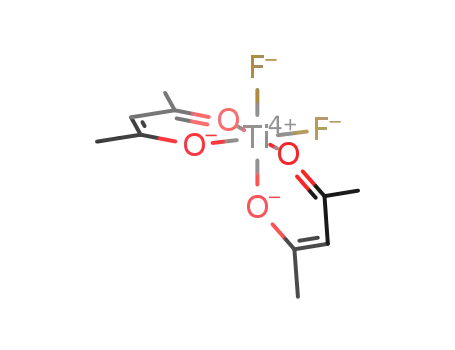 Molecular Structure of 16986-93-9 (Ti(CH<sub>3</sub>COCHCOCH<sub>3</sub>)2F<sub>2</sub>)