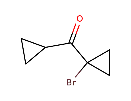Molecular Structure of 74605-55-3 (Methanone, (1-bromocyclopropyl)cyclopropyl- (9CI))