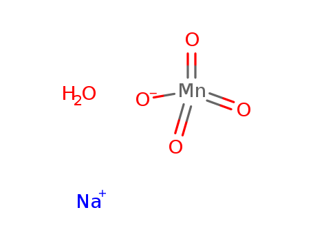 Permanganic acid(HMnO4), sodium salt, monohydrate (9CI)