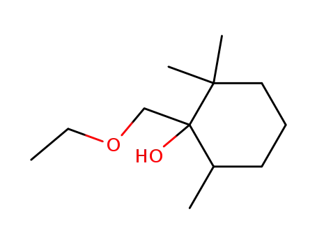 1-Aethoxymethyl-2,2,6-trimethyl-cyclohexanol-<sup>(1)</sup>