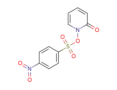 Molecular Structure of 1259401-62-1 (2-oxopyridin-1(2H)-yl 4-nitrobenzenesulfonate)