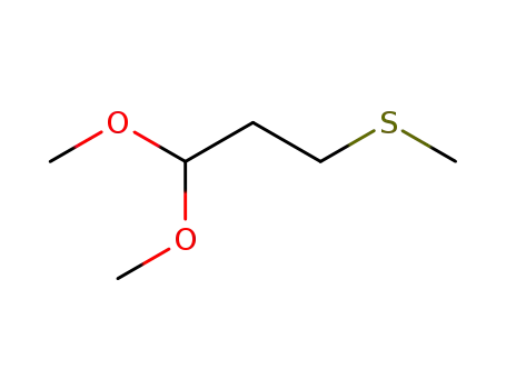 Molecular Structure of 13214-29-4 (1,1-dimethoxy-3-(methylthio)propane)