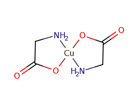 Molecular Structure of 13479-54-4 (Copper glycinate)