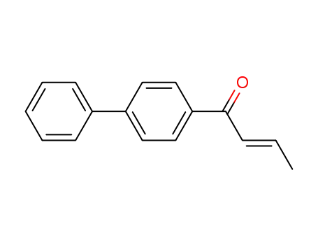 Molecular Structure of 71823-67-1 ((E)-1-([1,1'-biphenyl]-4-yl)but-2-en-1-one)