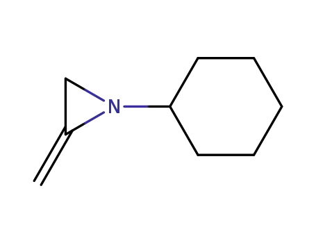 Molecular Structure of 195153-97-0 (Aziridine, 1-cyclohexyl-2-methylene- (9CI))