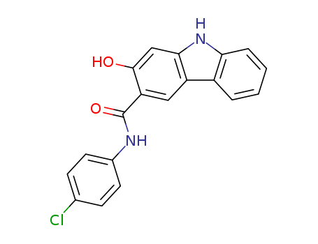 N-(4-chlorophenyl)-2-hydroxy-9H-carbazole-3-carboxamide