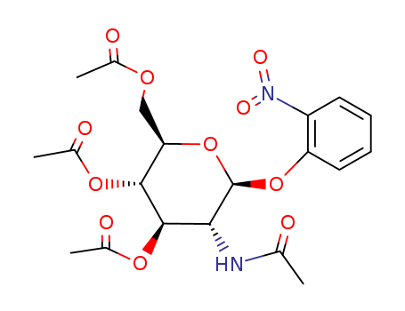 2-Nitrophenyl 2-acetamido-3,4,6-tri-O-acetyl-2-deoxy-a-D-glucopyranoside