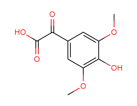 Molecular Structure of 81947-97-9 ((4-hydroxy-3,5-dimethoxy-phenyl)-glyoxylic acid)