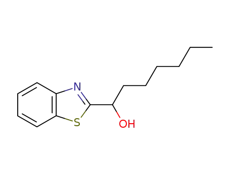 Molecular Structure of 855465-40-6 (1-benzothiazol-2-yl-heptan-1-ol)
