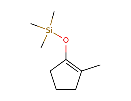 Molecular Structure of 19980-34-8 (Silane, trimethyl[(2-methyl-1-cyclopenten-1-yl)oxy]-)