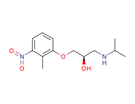 <2R>-(+)-1-isopropylamino-3-(2-methyl-3-nitrophenoxy)-2-propanol