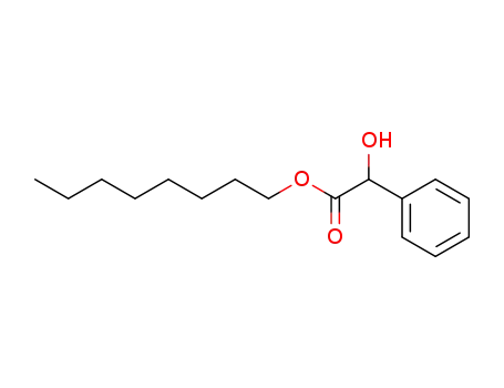 Molecular Structure of 6290-46-6 (octyl hydroxy(phenyl)acetate)