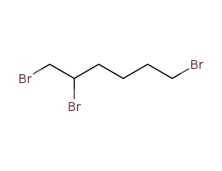Molecular Structure of 81536-61-0 (1,2,6-tribromohexane)