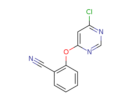 2-(6-chloropyrimidin-4-yl)oxybenzonitrile