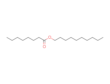 Molecular Structure of 2306-89-0 (decyl octanoate)