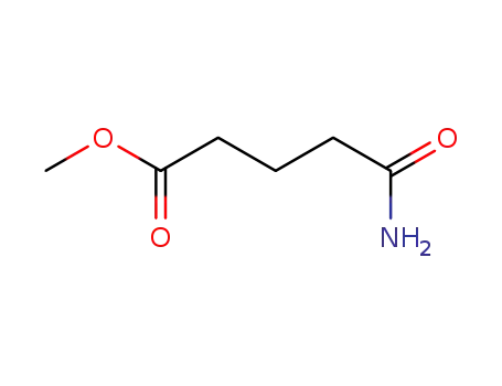 Molecular Structure of 102040-91-5 (Pentanoic acid, 5-amino-5-oxo-, methyl ester)